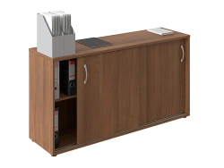 Compact Sliding Door Cabinet with PVC Edging