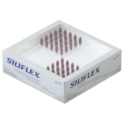 SILIFLEX Flexible Dental Polishing Heads, Set of 50, Pre-Treatment, Various Shapes SK11, SK12, SK13, SK14