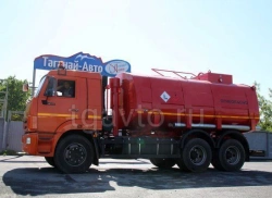 Fuel Transport Tanker for Oil Products Model 5675K on KAMAZ 65222-53