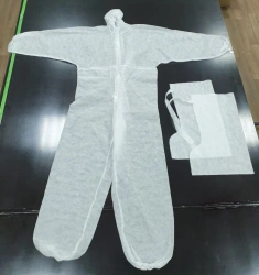 Medical Protective Clothing from Non-woven Materials TU32.50.50-004-67798088-2021, Disposable Isolation Jumpsuit