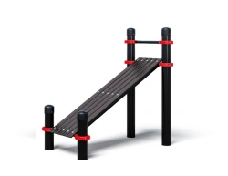 Adjustable Incline Press Bench with Barbell Support