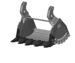 PC-4000.FS-22 Straight Bucket Jaw 22m³ for Excavation Equipment