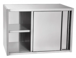 Wall-Mounted Closed Cabinet for Food Service Storage