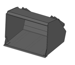 Universal Agricultural Loader Attachment Bucket PKU-0.8: Bucket PKU-0.8-5-04