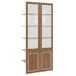 Vienna Paper Cabinet with Glass Doors and Decorative Elements