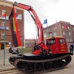 Crawler Tractor with Crane Manipulator TCN-4T-K