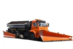 Combined Road Cleaning Machine DMK-80 on KAMAZ 65115 Chassis