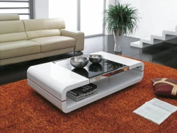 Wooden and Plastic Coffee Table (Model St JdP 3)