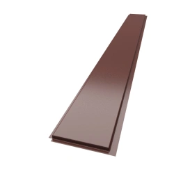 Linear Metal Panel YAR-Panel XL (250 x 2470 mm) Brown Matte 0.5 mm