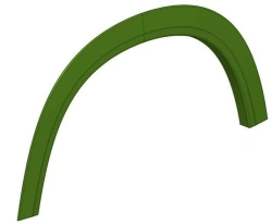 Left Rear Wheel Arch Trim for GAZelle A63R42-8404119-20