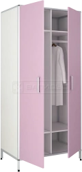 Two-Door Clothing Cabinet with Hat Shelf and Rod - Шкаф ШО-2КН