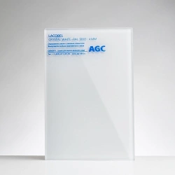 Lacobel Crystal White Coated Glass 4mm