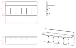 Wall-Mounted Coat Rack (Series VN.2)