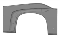 Rear Left Arch Panel for Vehicles 5299-401-5402502-02