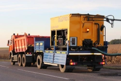 Pneumatic Spray Patching System for Road Repair - Madpatcher Trailer-Mounted