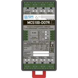 7-Channel Discrete Output Module with Line Control MCS100-DO7R