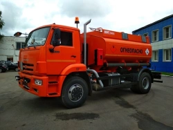 Light Oil Transport Tanker AC-10, Model TK142010 (Modification 4693B5) on KAMAZ Chassis KAMAZ-018/2011/TRCU-2axle-102