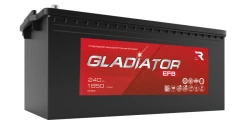 Lead Acid Starter Battery GLADIATOR EFB 6ST-240