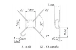 Diode Module 2D910B-1/NN for Hybrid Integrated Circuits