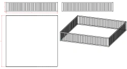 Children's Playpen for Temporary Use - Model MD.1