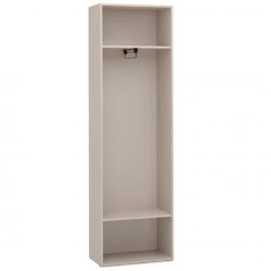SOHO FCH-02.DS 2-Door Wardrobe with Pull-Out Rod, Beige