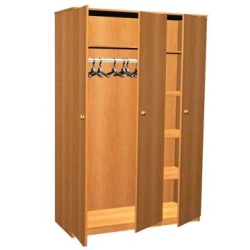 Combined Three-Door Wardrobe for Clothing