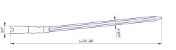 Locking Shoulder Pin (Diameter 7.0mm, 8.0mm, 9.0mm; Length 220-380mm)