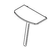 Office Wooden Extension - Line Furniture Set