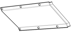 Front Left Roof Side Panel for Tram 71-412.16.23.208