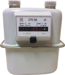 Chamber Gas Meter SГК-G4 for Natural and Liquefied Gas