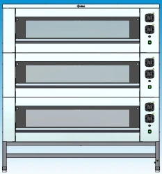 Electric Baking Cabinet with Steam Humidification Function ЭШП-3КП 3EN Optima