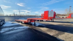 Sliding Lowbed Semi-Trailer TSR 5S0U2N without Hydraulic Mechanisms