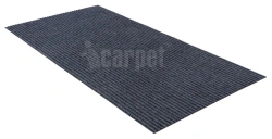 Absorbent Door Mat Icarpet Ribbed 80x120 Graphite