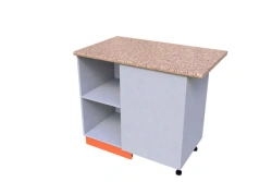 Kitchen Table-Cabinet KS-32/1 (Straight Table 1000mm)