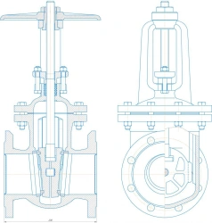 Wedge Cast Iron Gate Valve DN 100