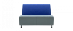 Compact Two-Seater Sofa with Adjustable Backrest - Bari M-47