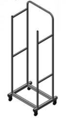Half-Sphere Storage Rack with Metal Frame