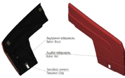 Right Hood Panel for Versatile 2375 Tractor 86036677R