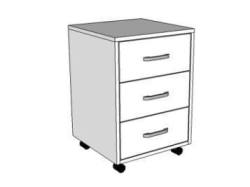 Mobile Cabinet for Residential and Office Use, Art. T05