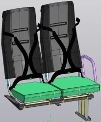 School Bus Passenger Seat DS15.6840.014-210
