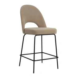 Bar Stool with Metal Frame for Home and Public Spaces