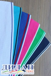 Elastic Knit Fabric for Collars (50% Cotton, 50% Polyester)