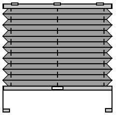 Pleated Curtain Amigo for Light Control