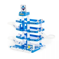 4-Level Parking Garage ARAL-2 with Car Wash and Gas Station, Model 46086