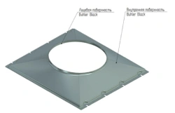 Radiator Cooling Fan Housing for RSM 3000 Tractor - Model 86032188R