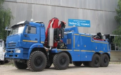 Partial Loading Wrecker 2784G3 on KAMAZ-6560 Chassis
