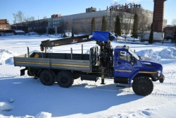 Hydraulic Crane Truck KMA on Ural 5557 Base U0K03G-5L150