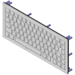 Universal Keyboard KM-1 - 79 Keys with Custom Backlight
