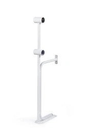 Two-Tier Ballet (Choreography) Stand - Model #4 (White)