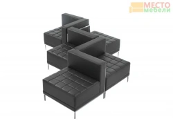 Corner Sofa Montreal with Metal Frame